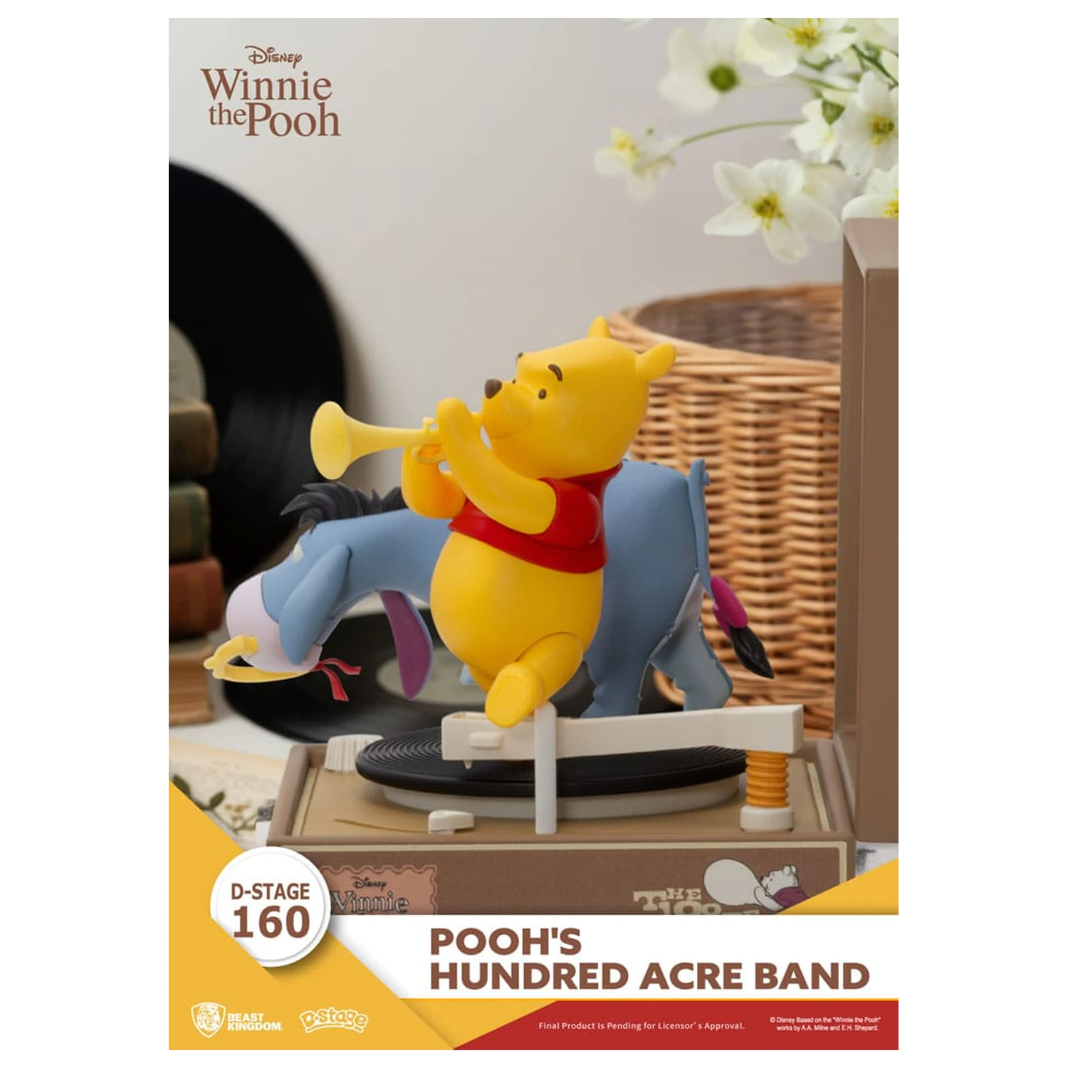 Winnie the Pooh Record Player Series PVC figurka Pooh's Hundred Acre Band 12 cm fotografii produktu