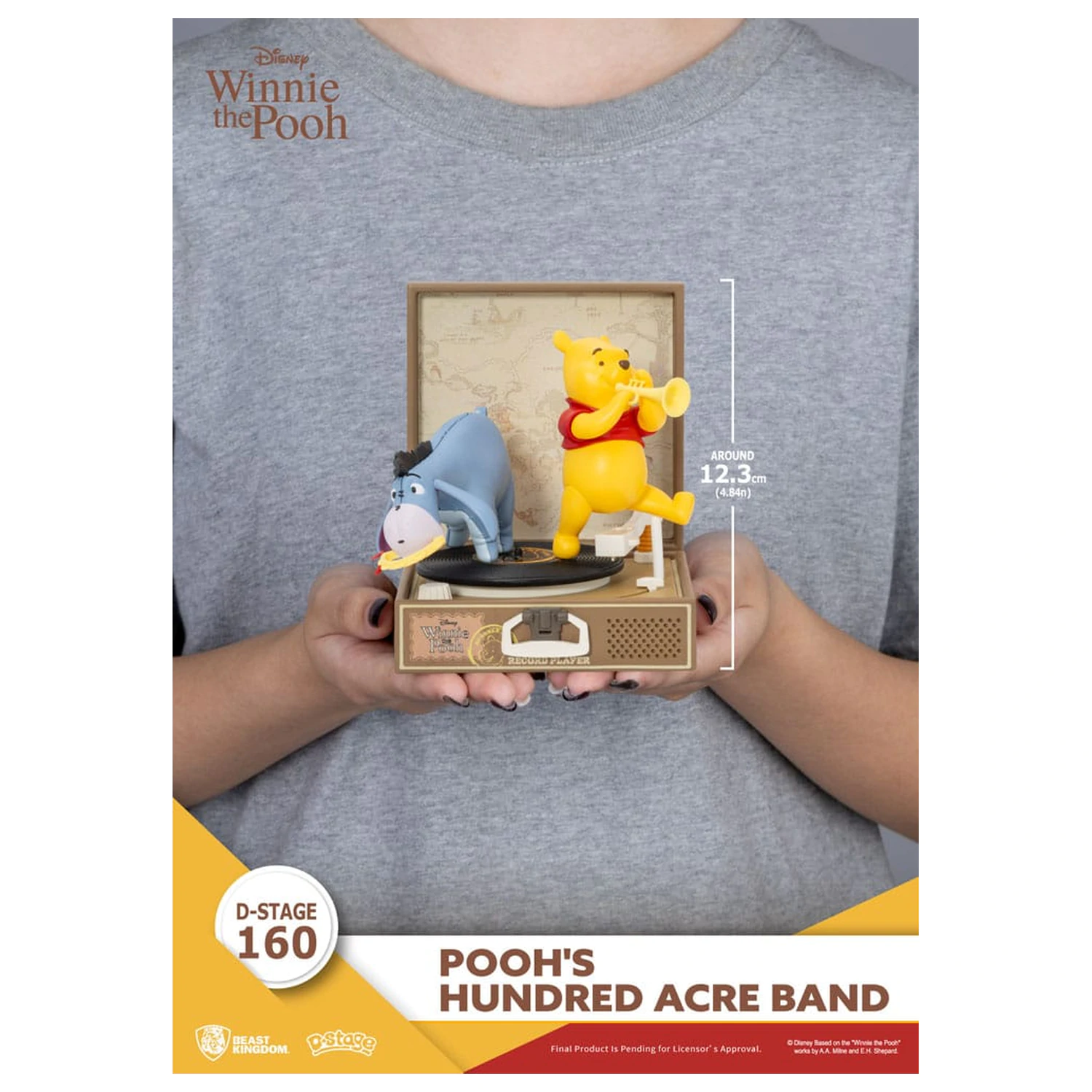 Winnie the Pooh Record Player Series PVC figurka Pooh's Hundred Acre Band 12 cm fotografii produktu