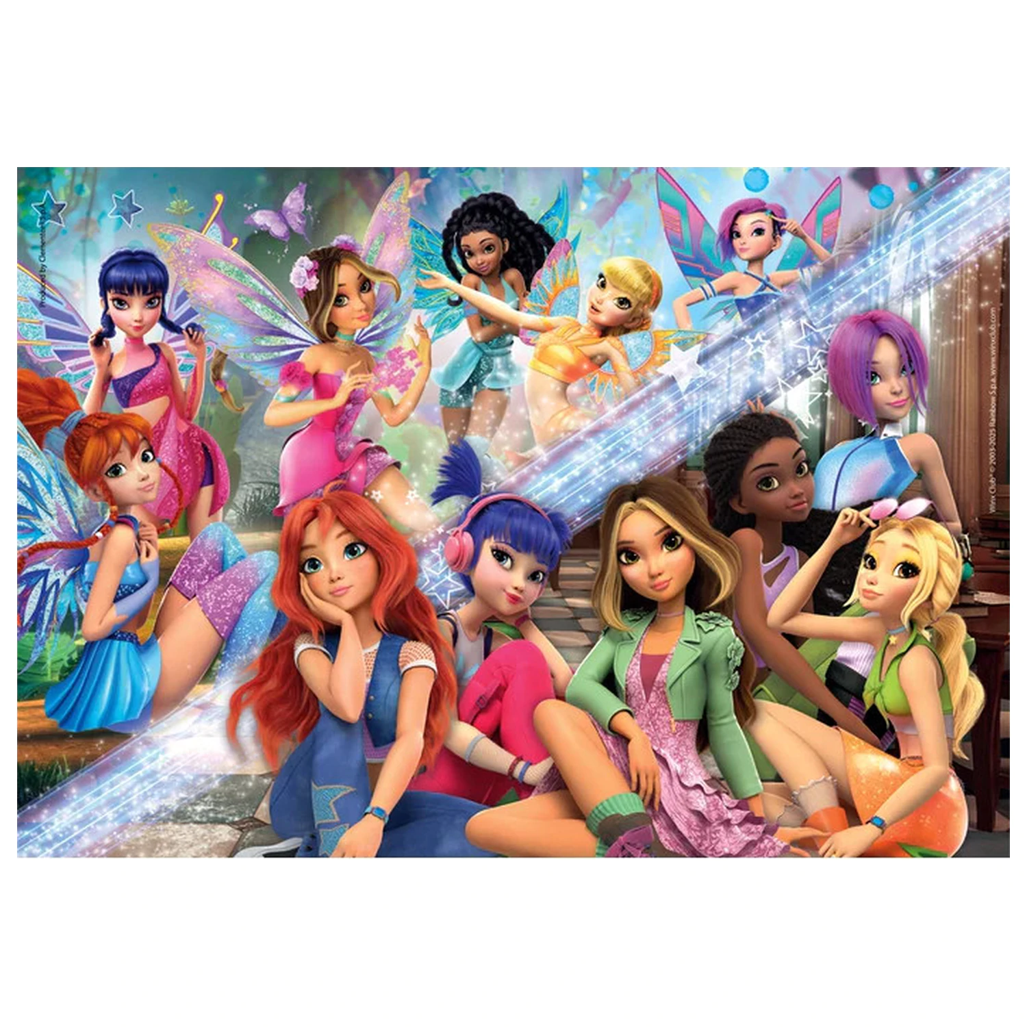 Winx Club Fairy Glam 180dílné puzzle fotografii produktu