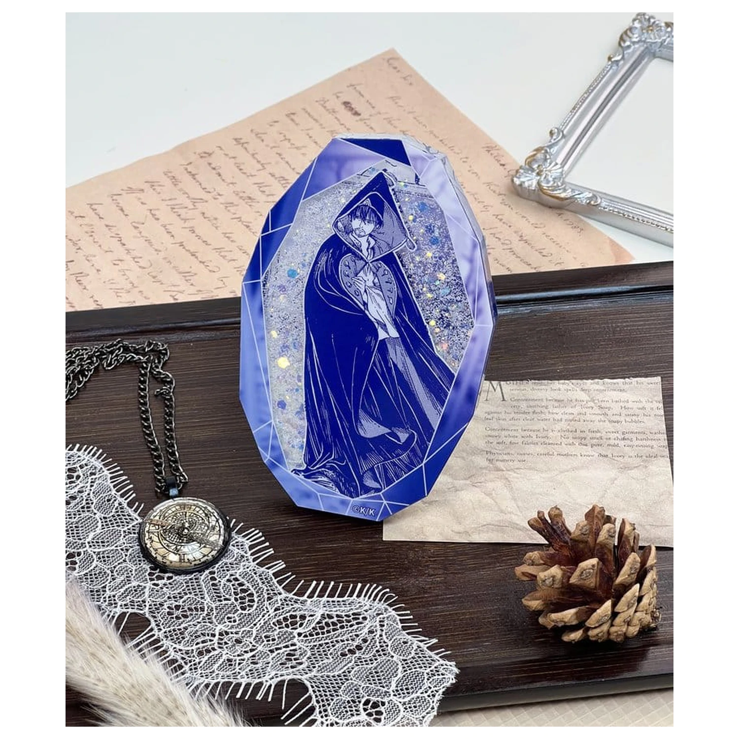 Witch Hat Atelier akrylový krystal s tekutým pískem Olruggio fotografii produktu