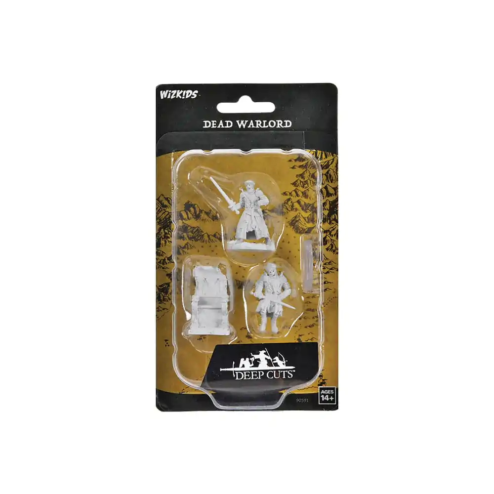 WizKids Deep Cuts Miniatures Nenabarvené Miniatury Balení po 2 kusech Dead Warlord fotografii produktu