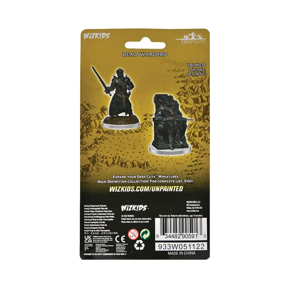 WizKids Deep Cuts Miniatures Nenabarvené Miniatury Balení po 2 kusech Dead Warlord fotografii produktu