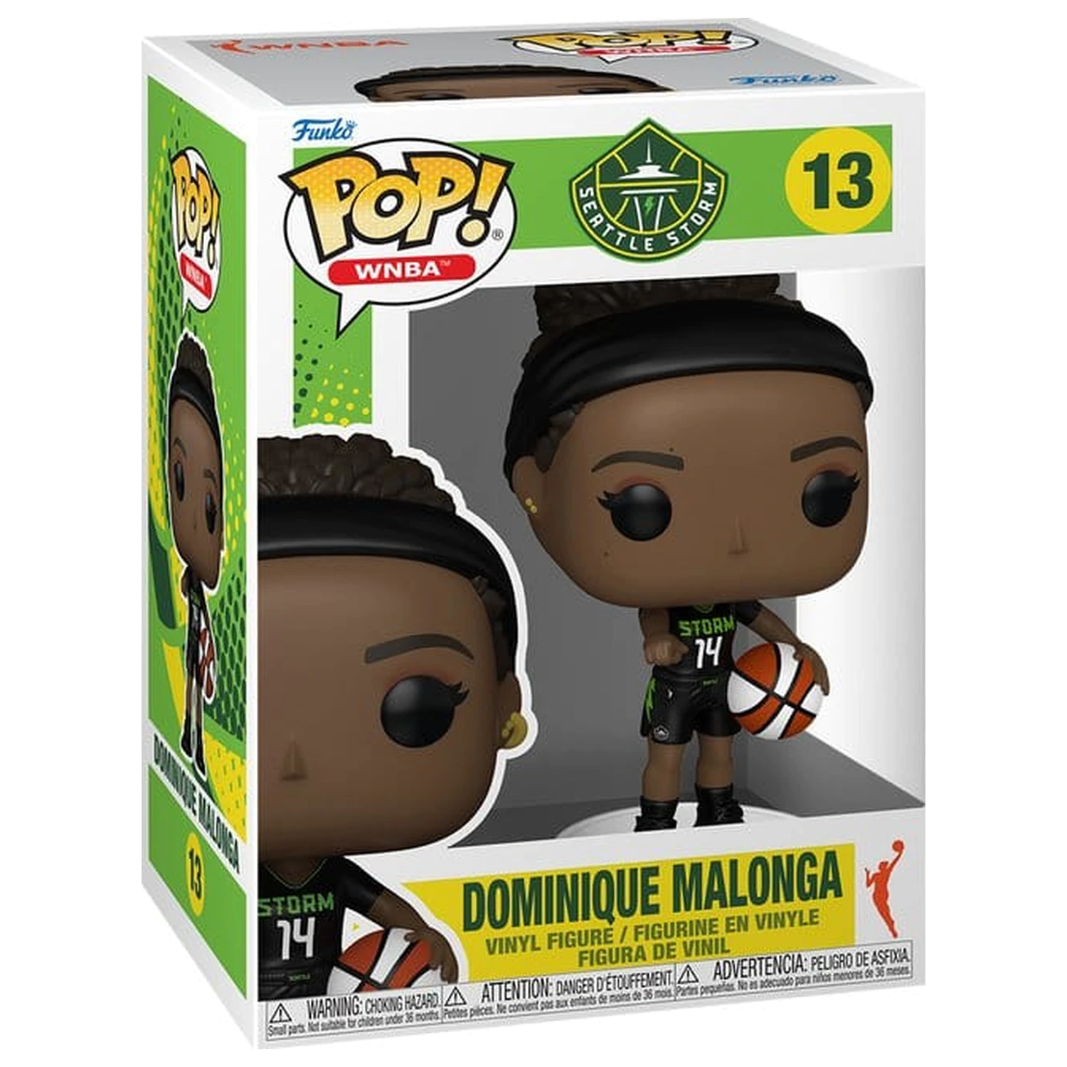 WNBA Legends Funko POP! Sports Vinylová figurka Seattle Storm - Dominique Malonga 9 cm fotografii produktu