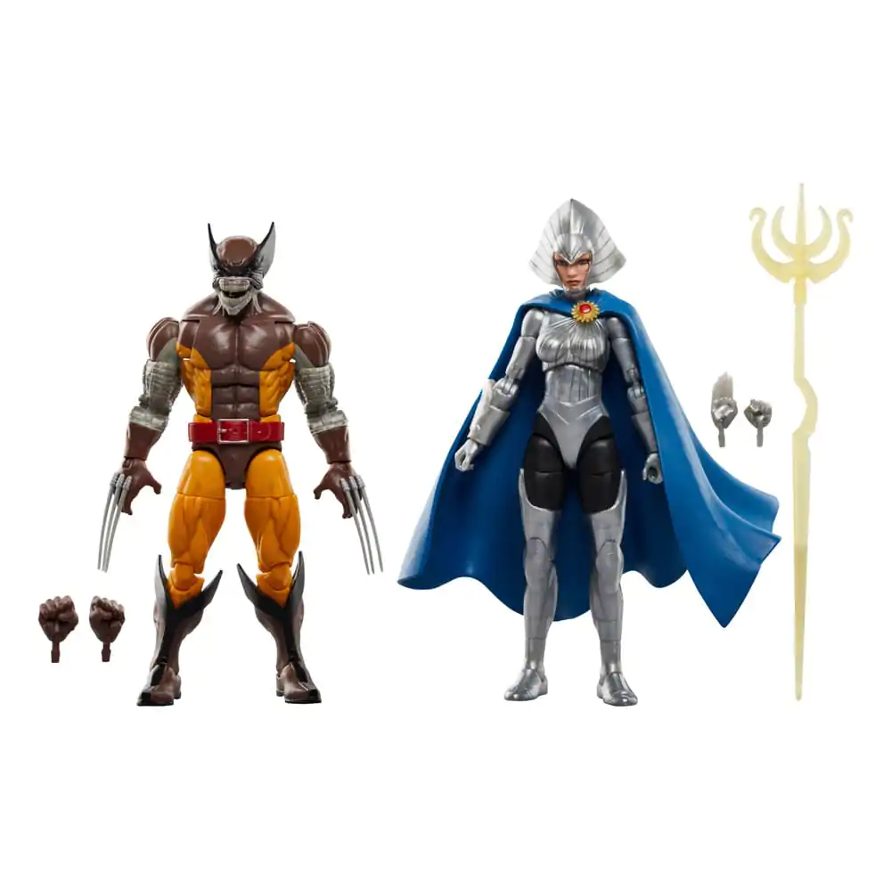 Wolverine 50th Anniversary Marvel Legends Akční figurka 2-Pack Wolverine & Lilandra Neramani 15 cm fotografii produktu