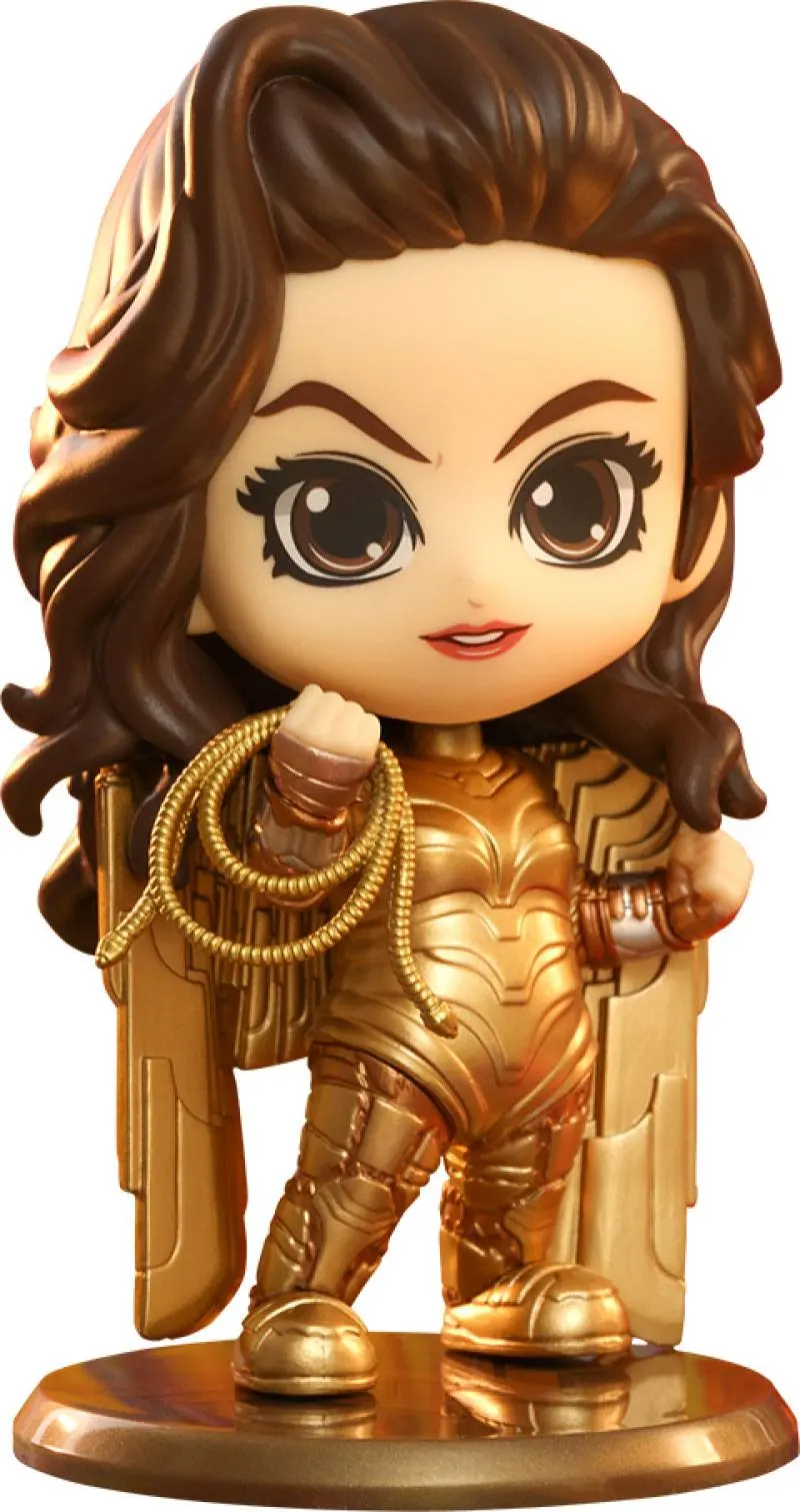 Wonder Woman 1984 Cosbaby (S) Mini figurka Golden Armor Wonder Woman 10 cm fotografii produktu
