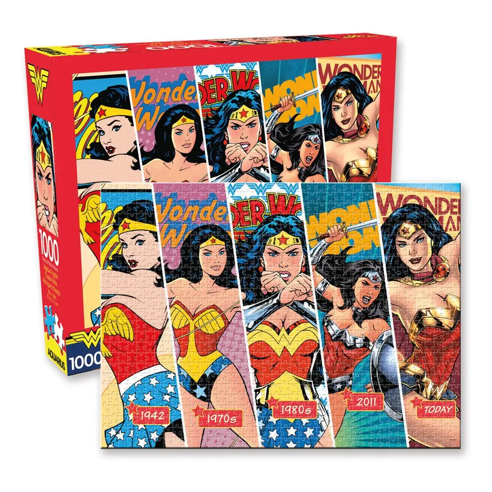 Wonder Woman Puzzle s časovou osou (1000 dílků) fotografii produktu