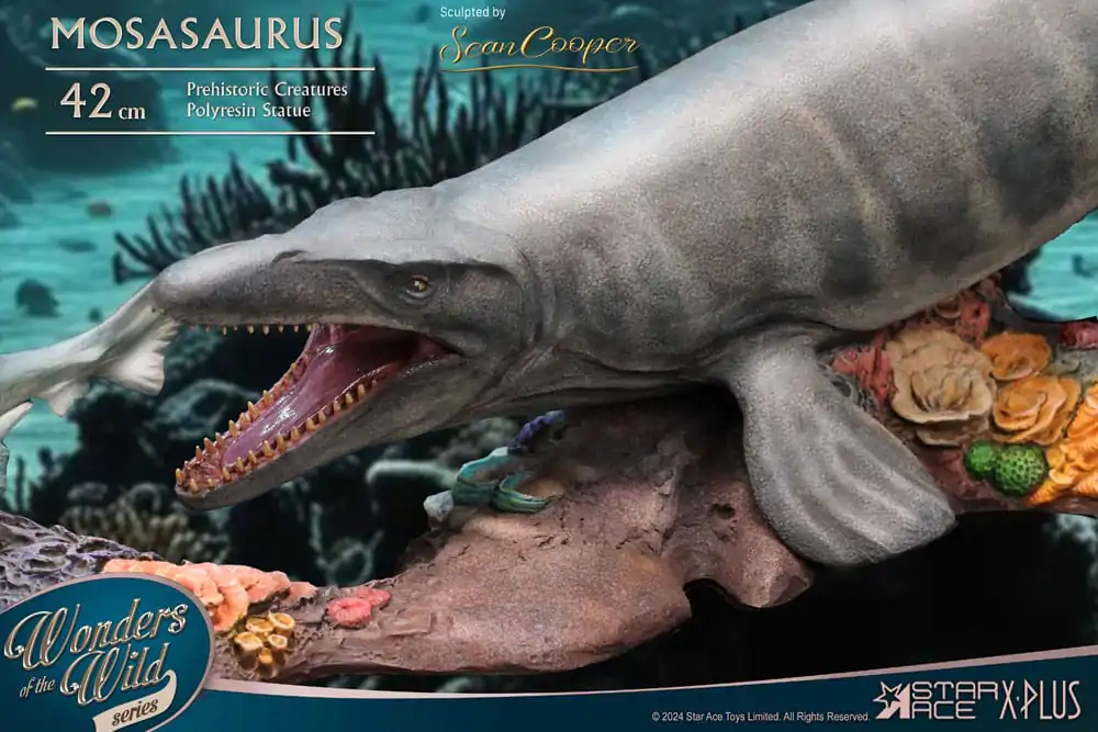 Wonders of the Wild Statue Mosasaurus (DX) 42 cm Socha fotografii produktu