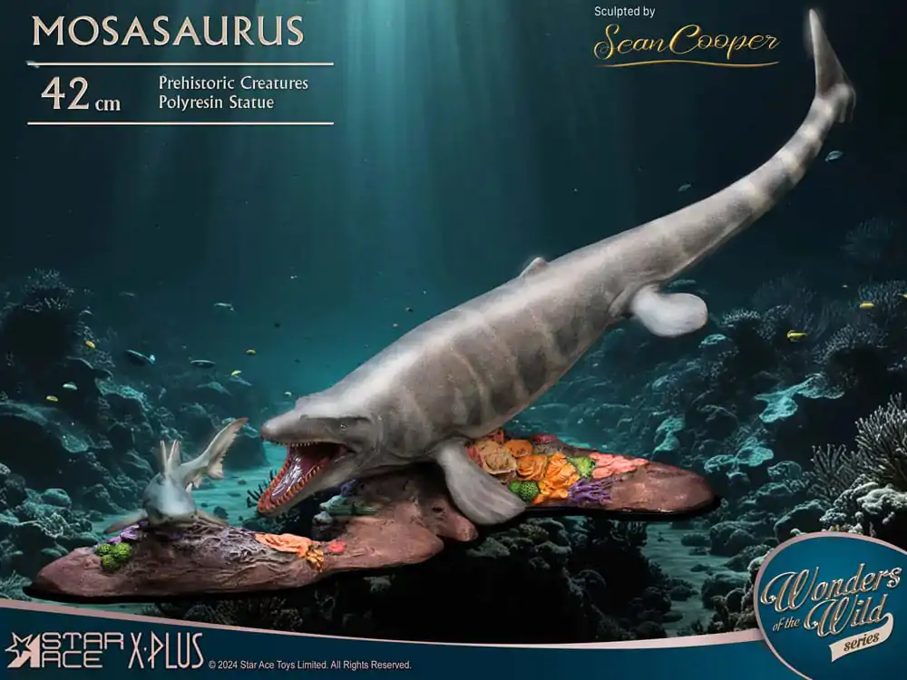 Wonders of the Wild Statue Mosasaurus (DX) 42 cm Socha fotografii produktu