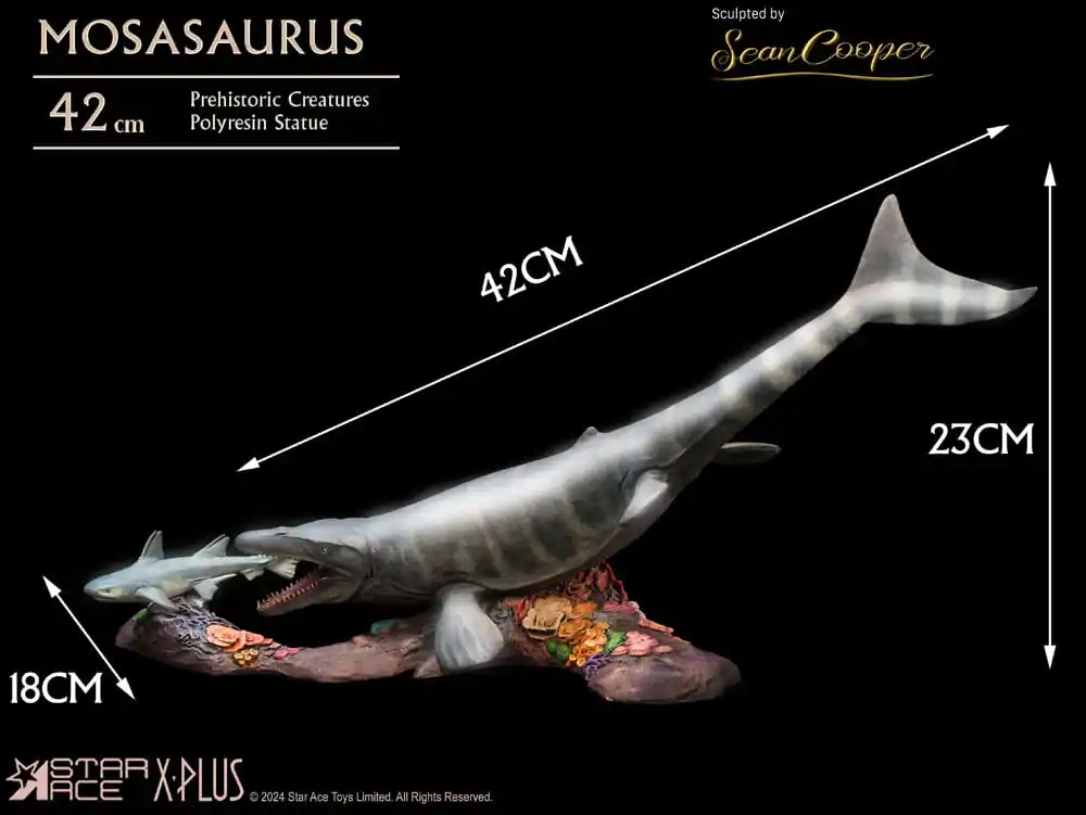 Wonders of the Wild Statue Mosasaurus (DX) 42 cm Socha fotografii produktu