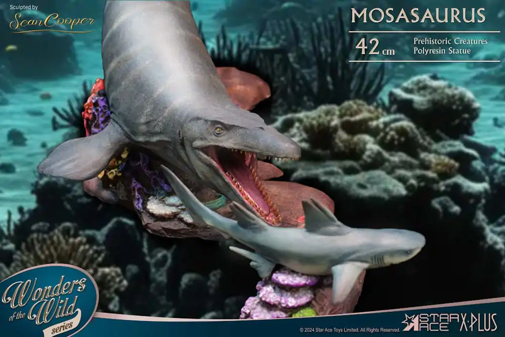 Wonders of the Wild Statue Mosasaurus (DX) 42 cm Socha fotografii produktu