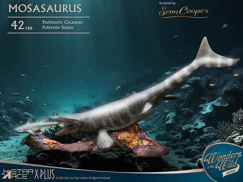 Wonders of the Wild Statue Mosasaurus (DX) 42 cm Socha fotografii produktu