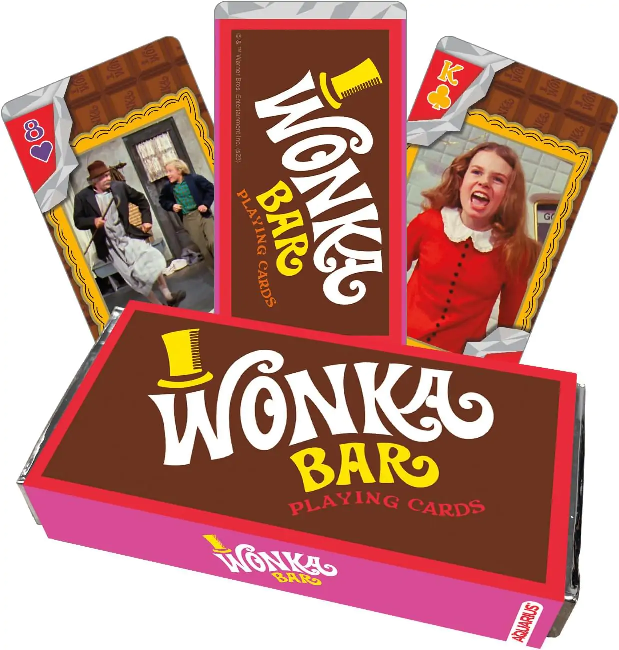 Wonka Playing Cards Willy Wonka Bar Premium hrací karty fotografii produktu