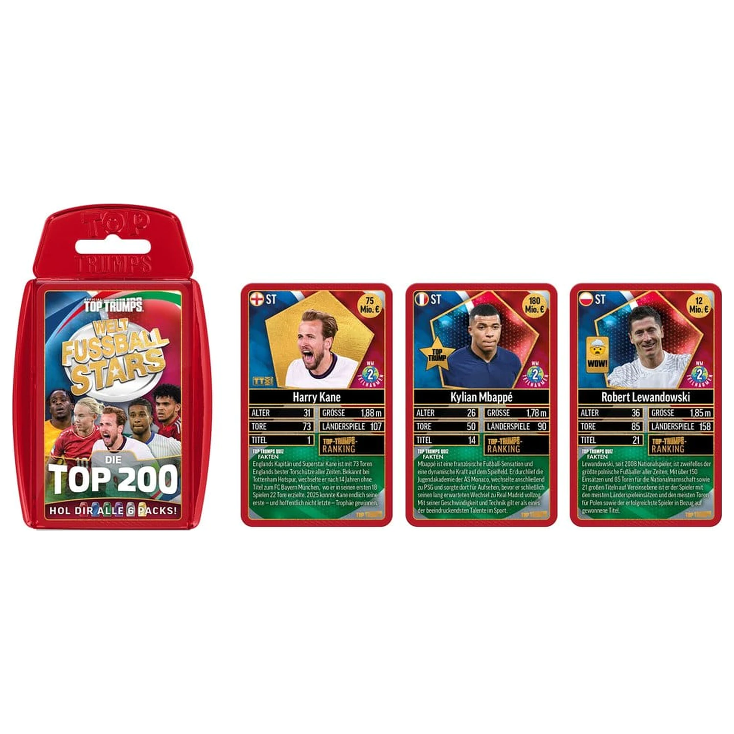 World Football Stars Karetní Hra 200 balení 1 *německá verze* fotografii produktu