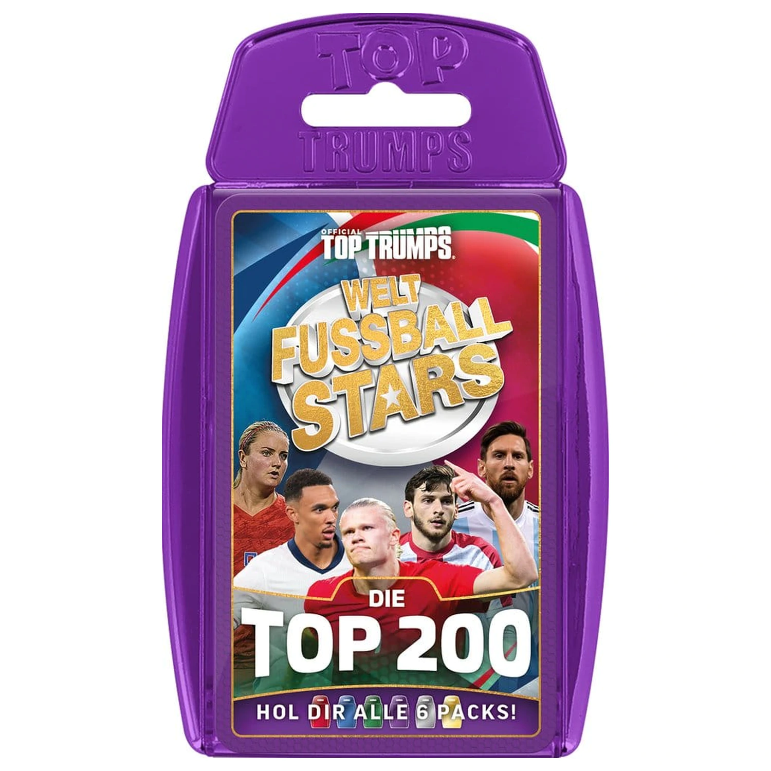 World Football Stars karetní hra, 200 balení, 4 ks (německá verze) fotografii produktu