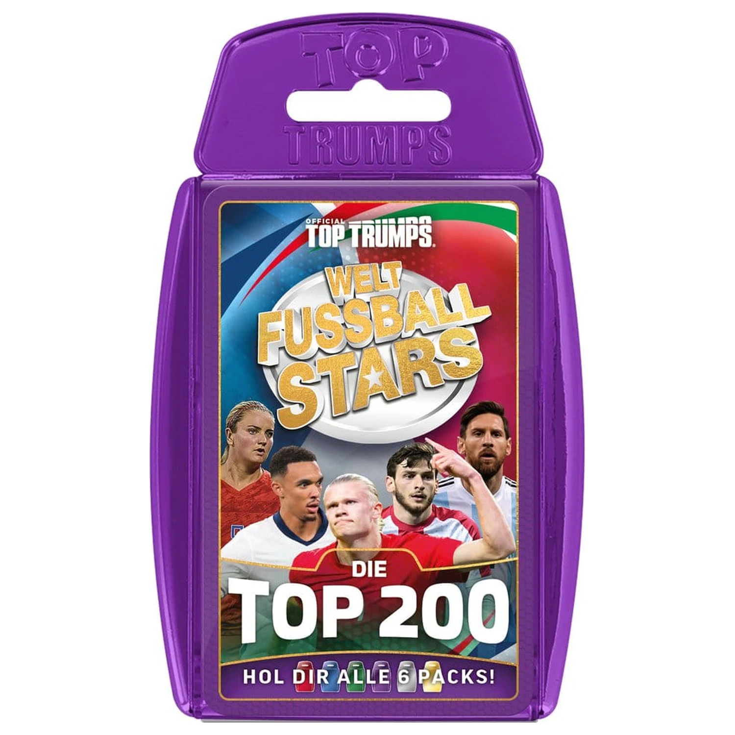 World Football Stars karetní hra, 200 balení, 4 ks (německá verze) fotografii produktu