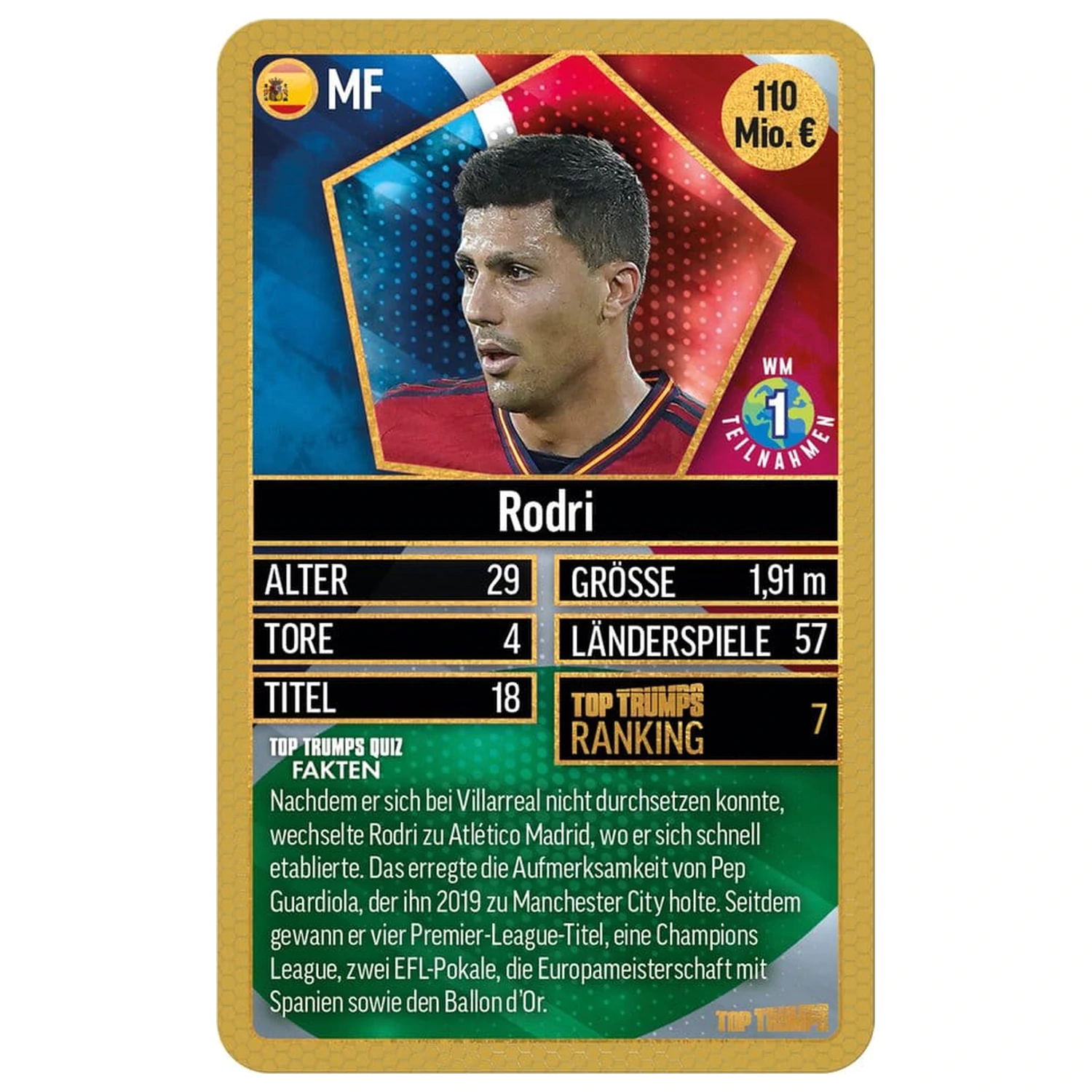 World Football Stars Card Game 200 balení 6 *německá verze* fotografii produktu
