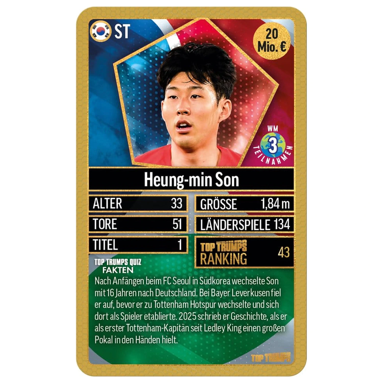 World Football Stars Card Game 200 balení 6 *německá verze* fotografii produktu
