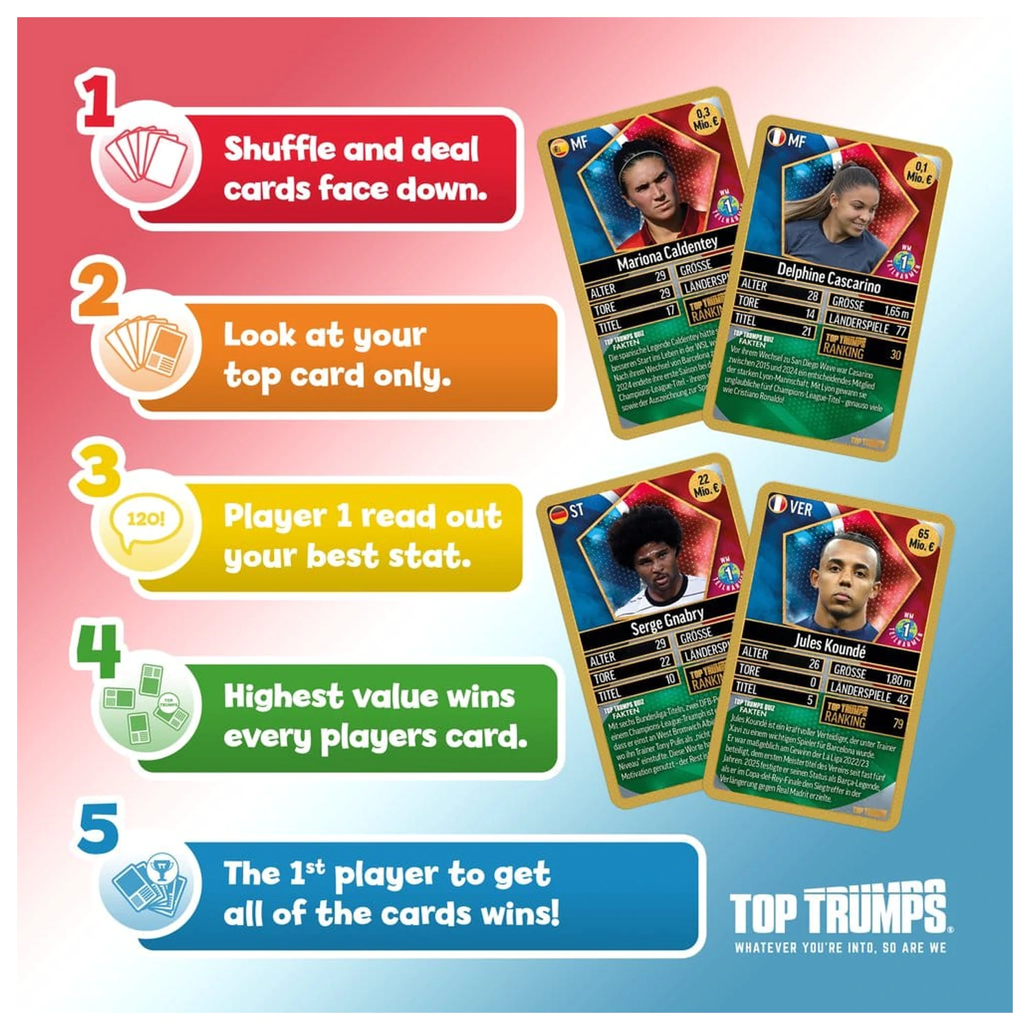 World Football Stars Card Game 200 balení 6 *německá verze* fotografii produktu