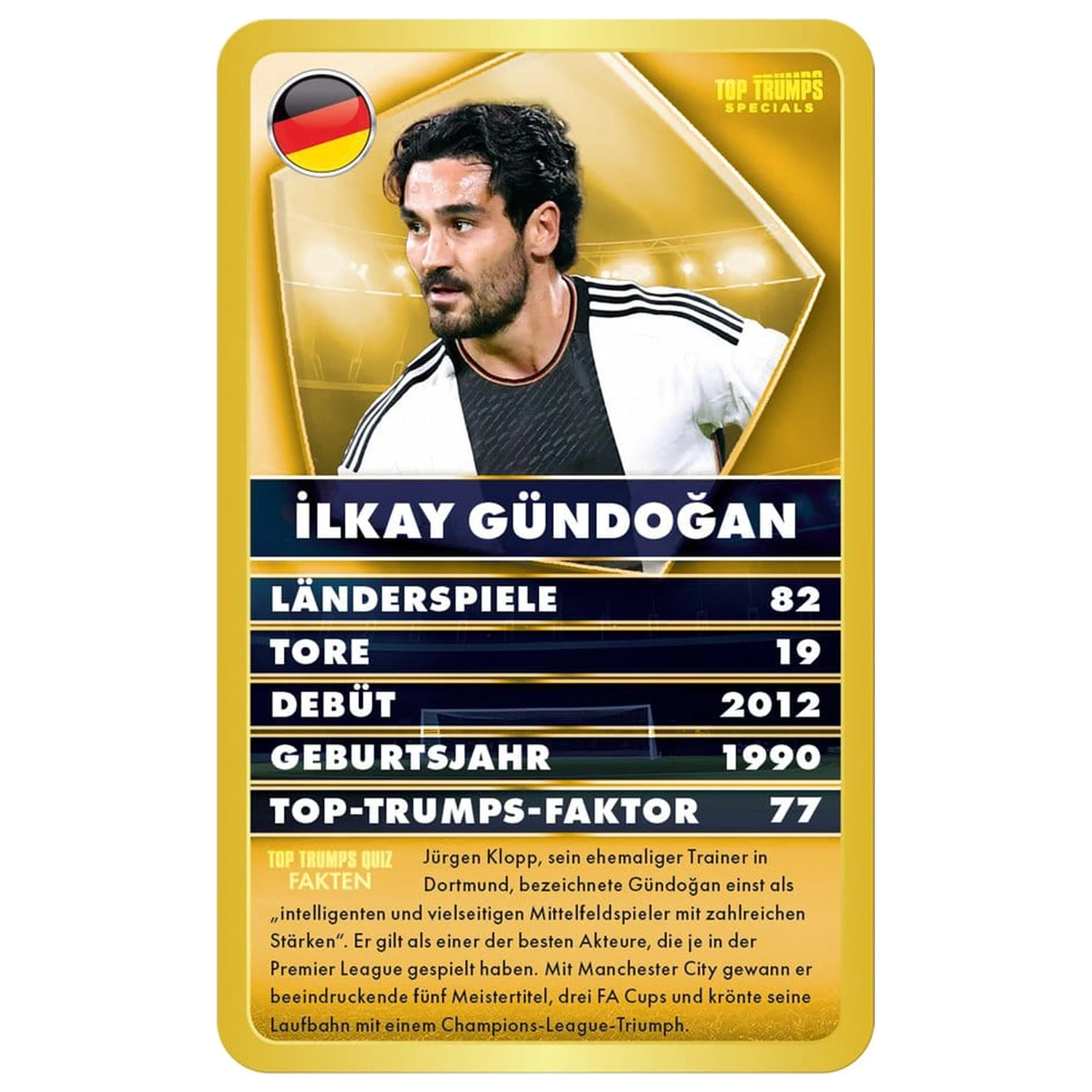 World Football Stars 6 Karetní hra Top Trumps *Německá verze* fotografii produktu