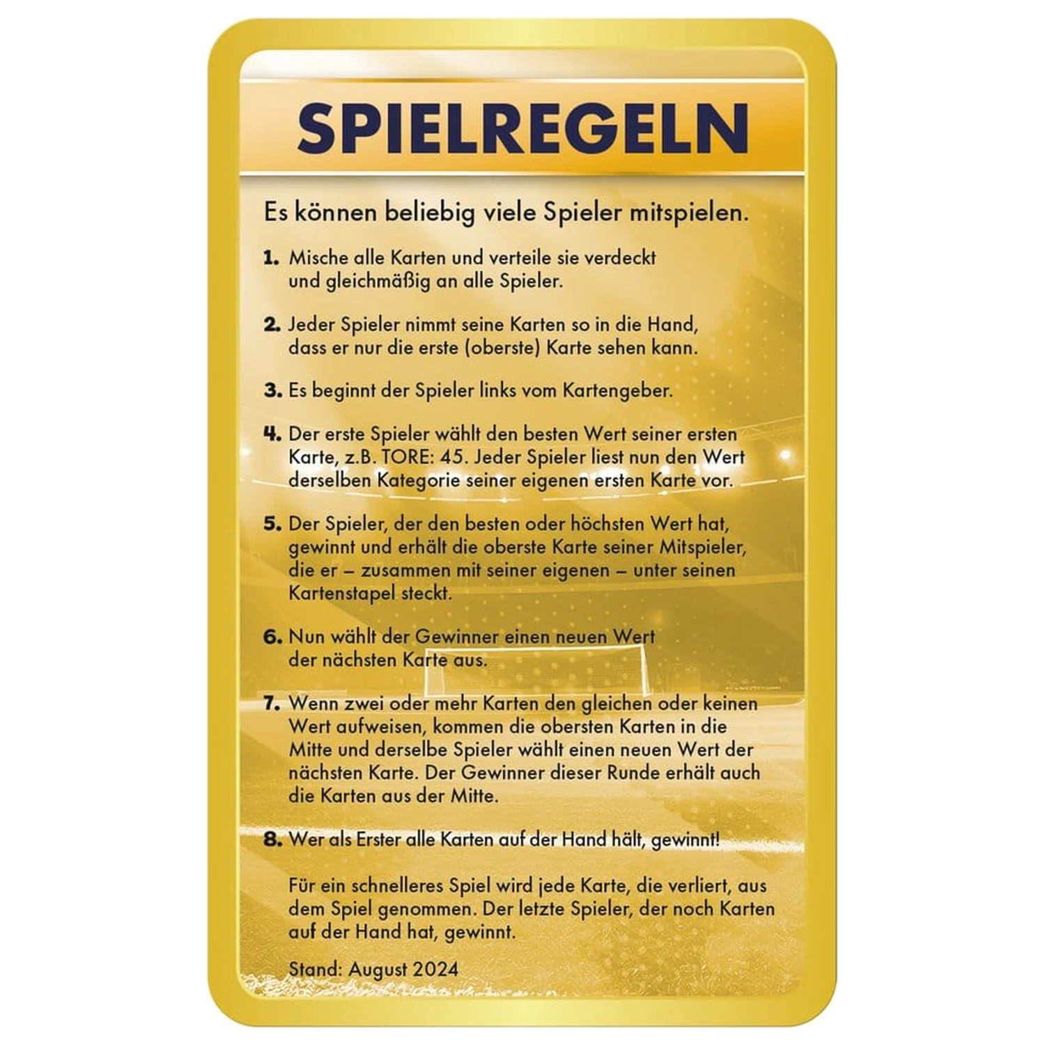 World Football Stars 6 Karetní hra Top Trumps *Německá verze* fotografii produktu