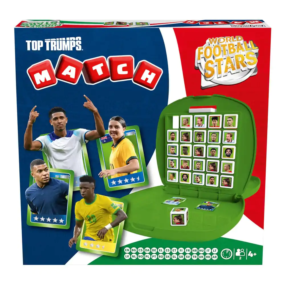 World football stars Top Trumps Match - The Crazy Cube Game Zelená verze fotografii produktu