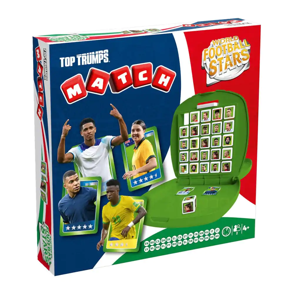 World football stars Top Trumps Match - The Crazy Cube Game Zelená verze fotografii produktu