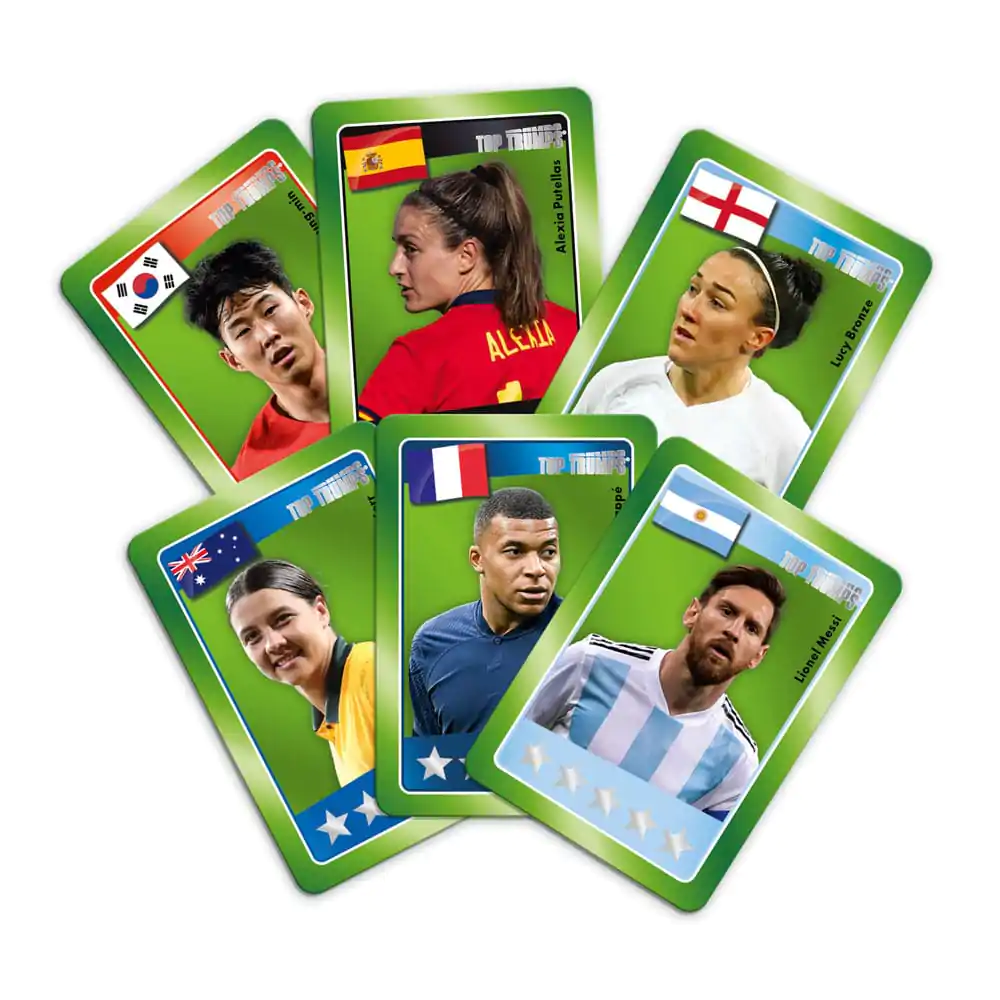 World football stars Top Trumps Match - The Crazy Cube Game Zelená verze fotografii produktu