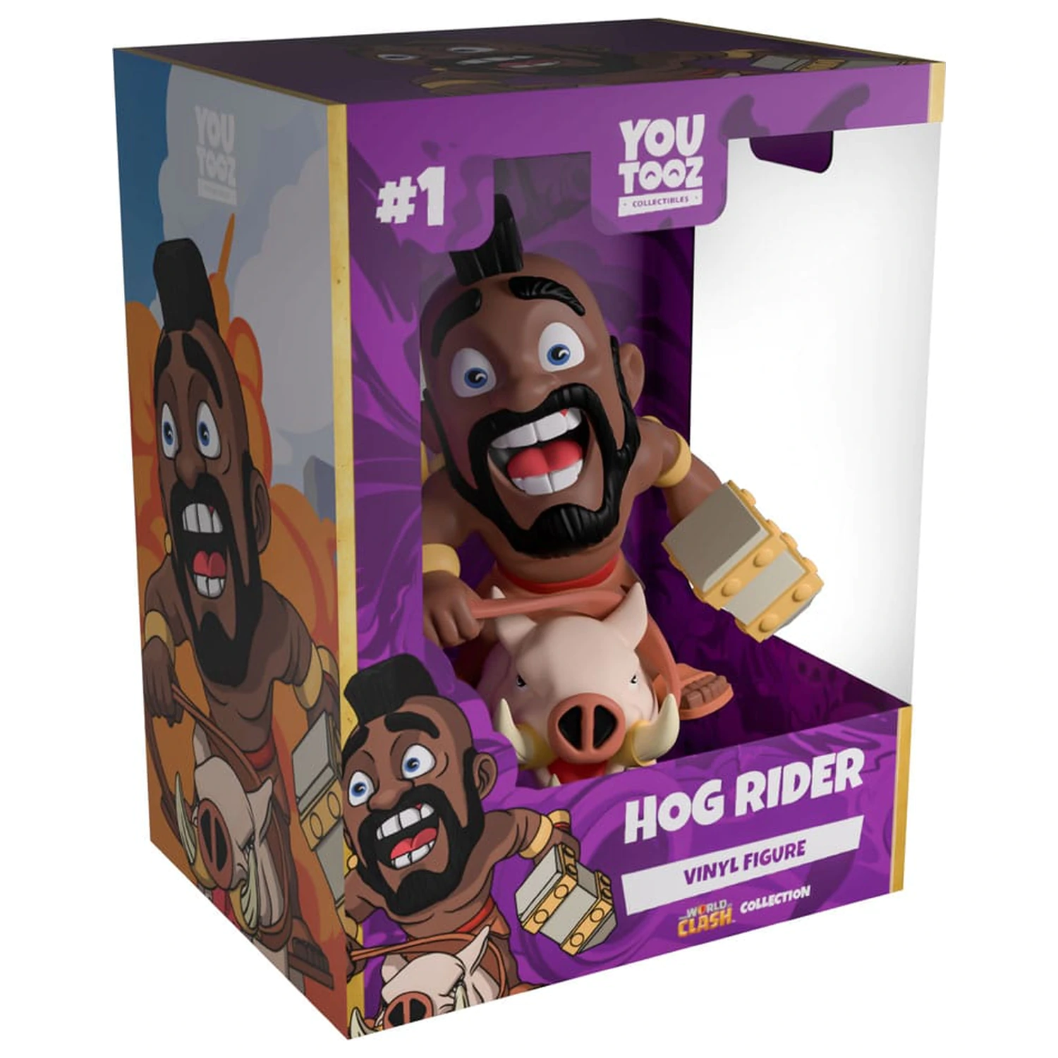 World of Clash vinylová figurka Hog Rider 11 cm fotografii produktu