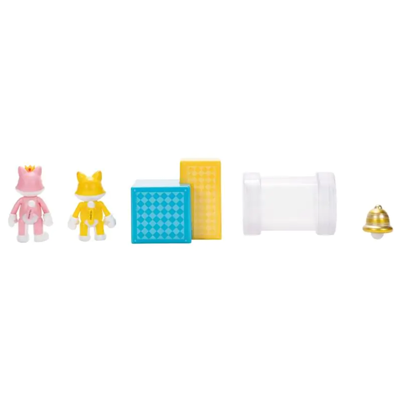 World of Nintendo Super Mario Diorama Hrací set 3D World 6 cm fotografii produktu