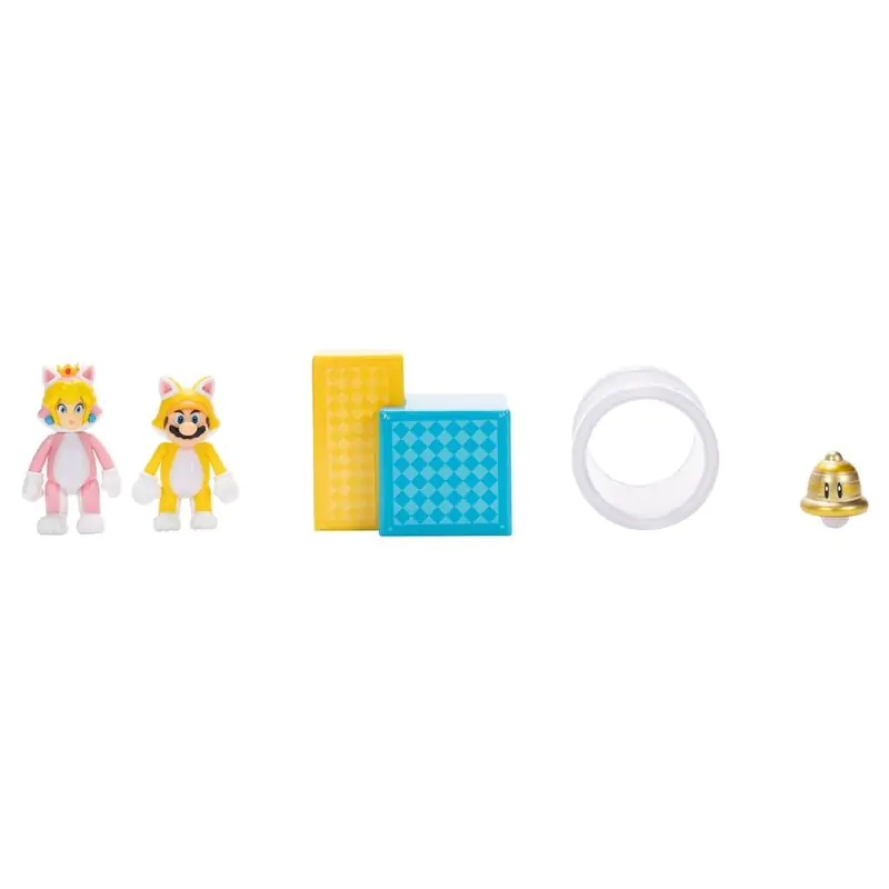 World of Nintendo Super Mario Diorama Hrací set 3D World 6 cm fotografii produktu