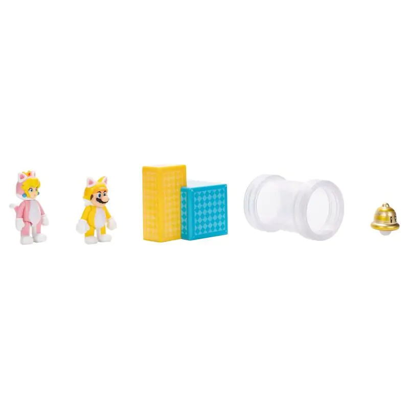 World of Nintendo Super Mario Diorama Hrací set 3D World 6 cm fotografii produktu