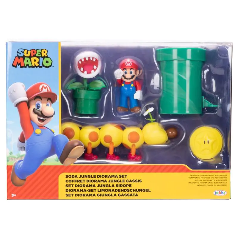 World of Nintendo Super Mario Diorama Herní sada Soda Jungle 6 cm fotografii produktu