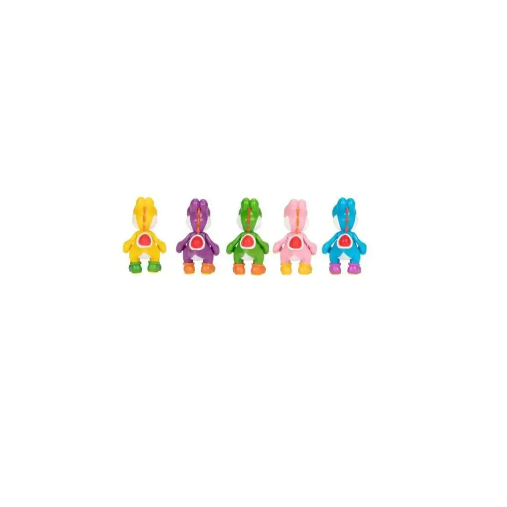 World of Nintendo Super Mario Mini Figurka 5-Pack Super Mario Wiggler, Mario und Luigi 6 cm fotografii produktu