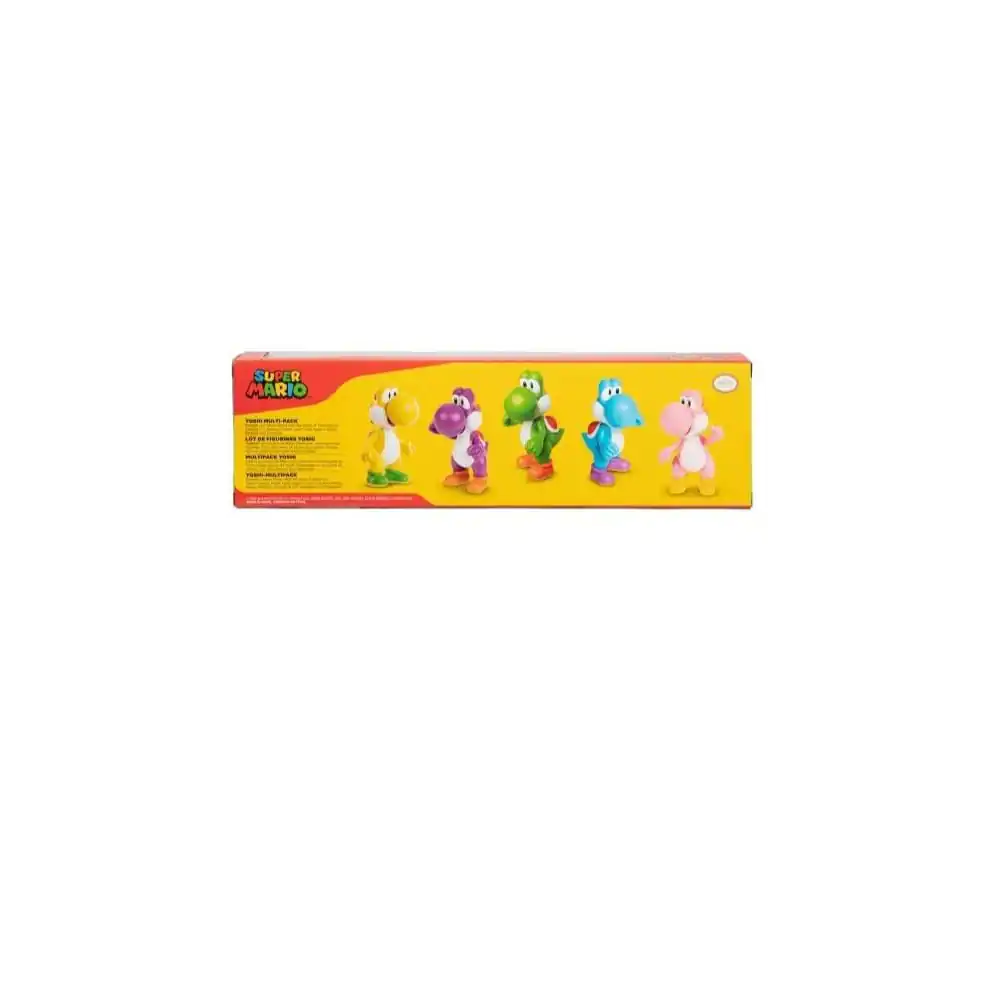 World of Nintendo Super Mario Mini Figurka 5-Pack Super Mario Wiggler, Mario und Luigi 6 cm fotografii produktu