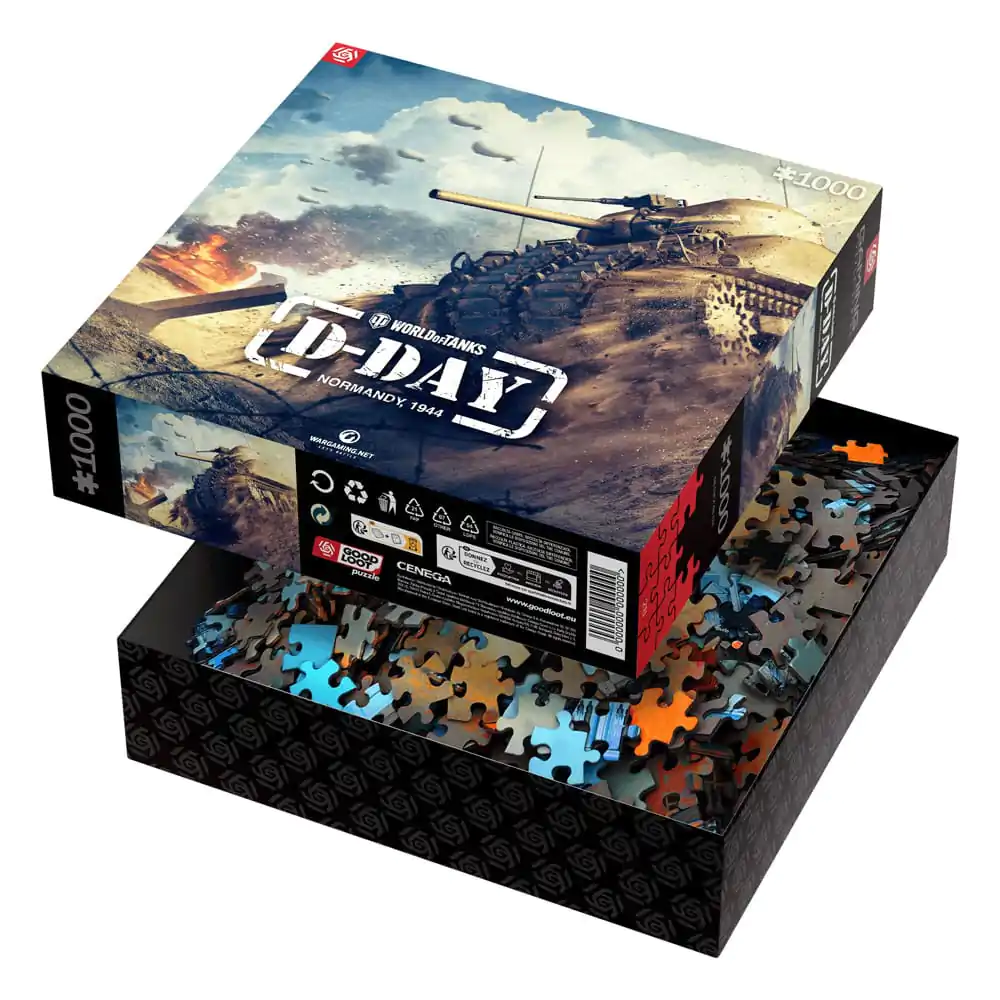 World of Tanks Herní puzzle Den D (1000 dílků) fotografii produktu