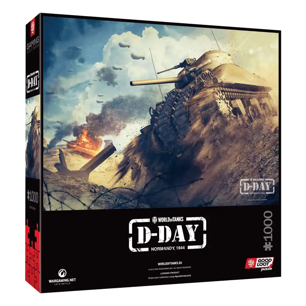 World of Tanks Herní puzzle Den D (1000 dílků) fotografii produktu