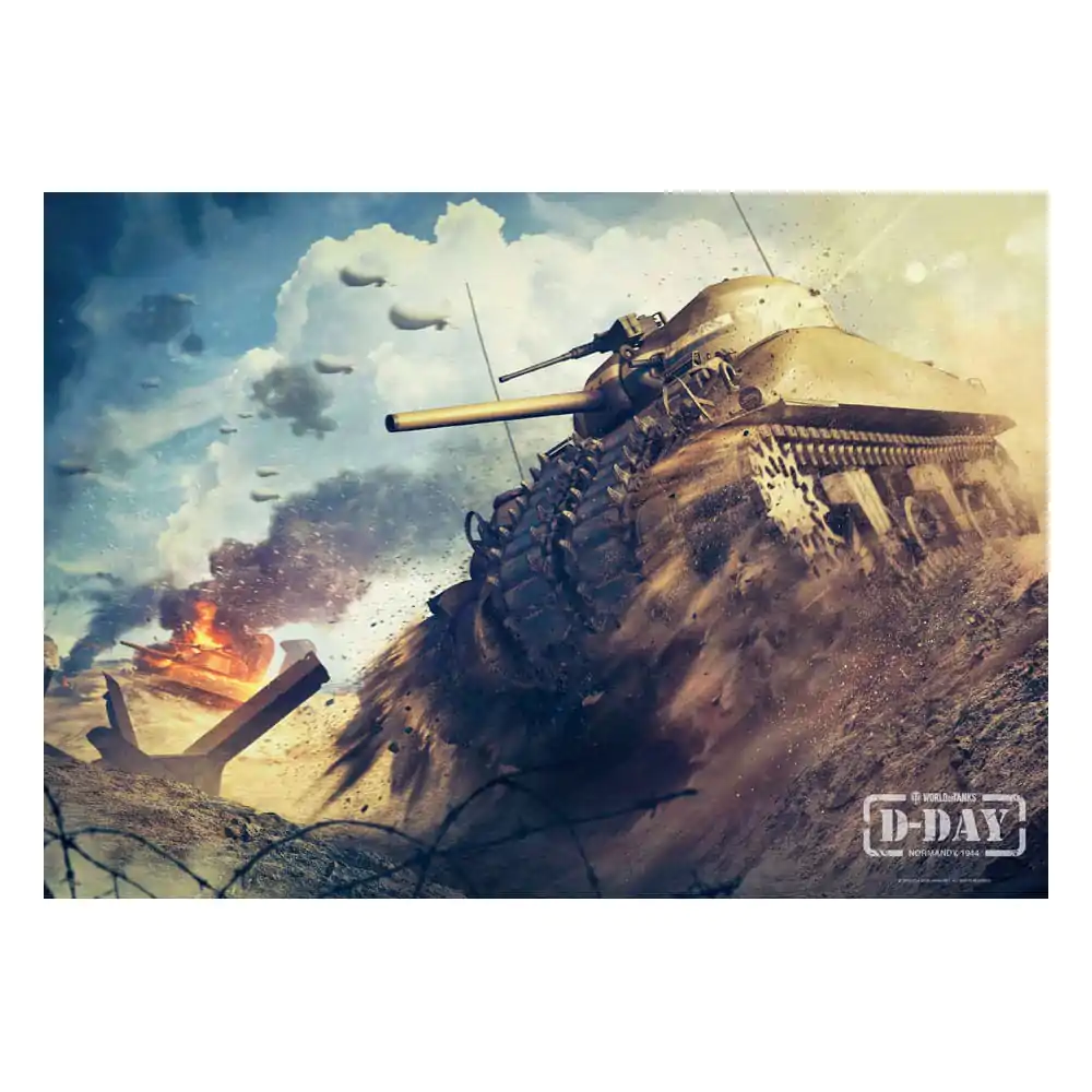 World of Tanks Herní puzzle Den D (1000 dílků) fotografii produktu