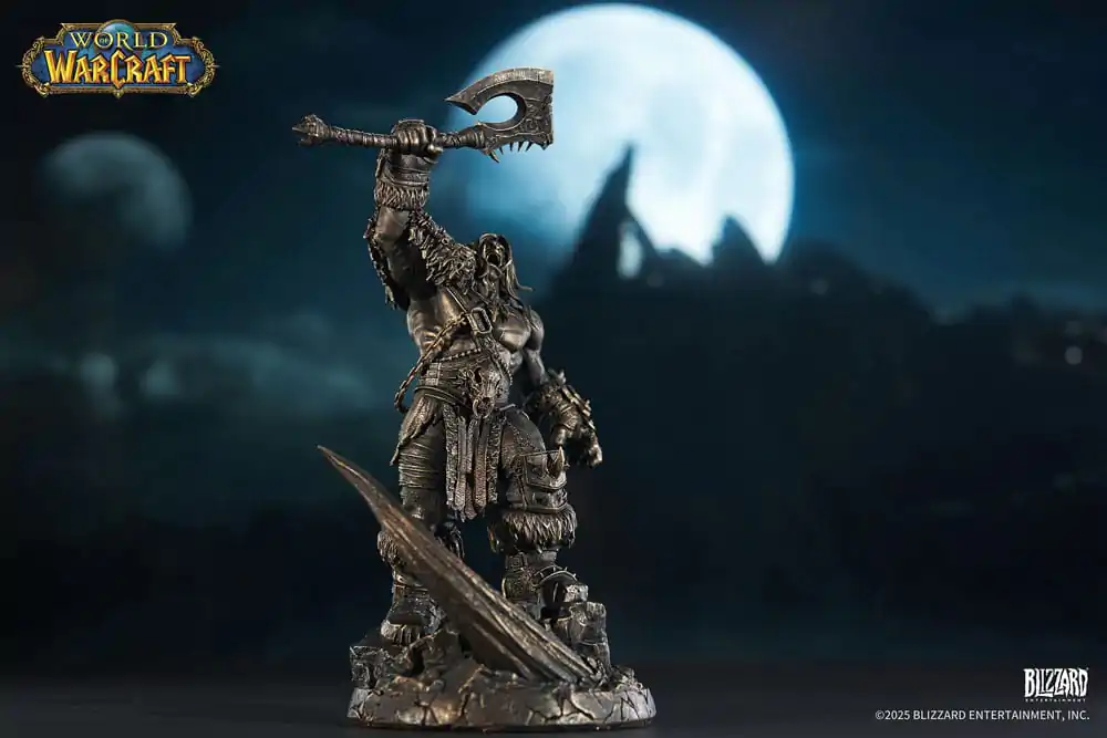 World of Warcraft Statue 1/10 bronzová edice Grommash Hellscream 31 cm soška fotografii produktu