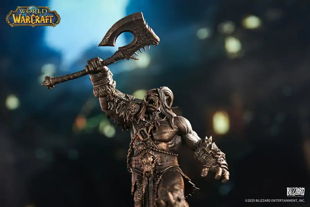 World of Warcraft Statue 1/10 bronzová edice Grommash Hellscream 31 cm soška fotografii produktu