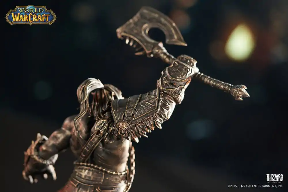 World of Warcraft Statue 1/10 bronzová edice Grommash Hellscream 31 cm soška fotografii produktu