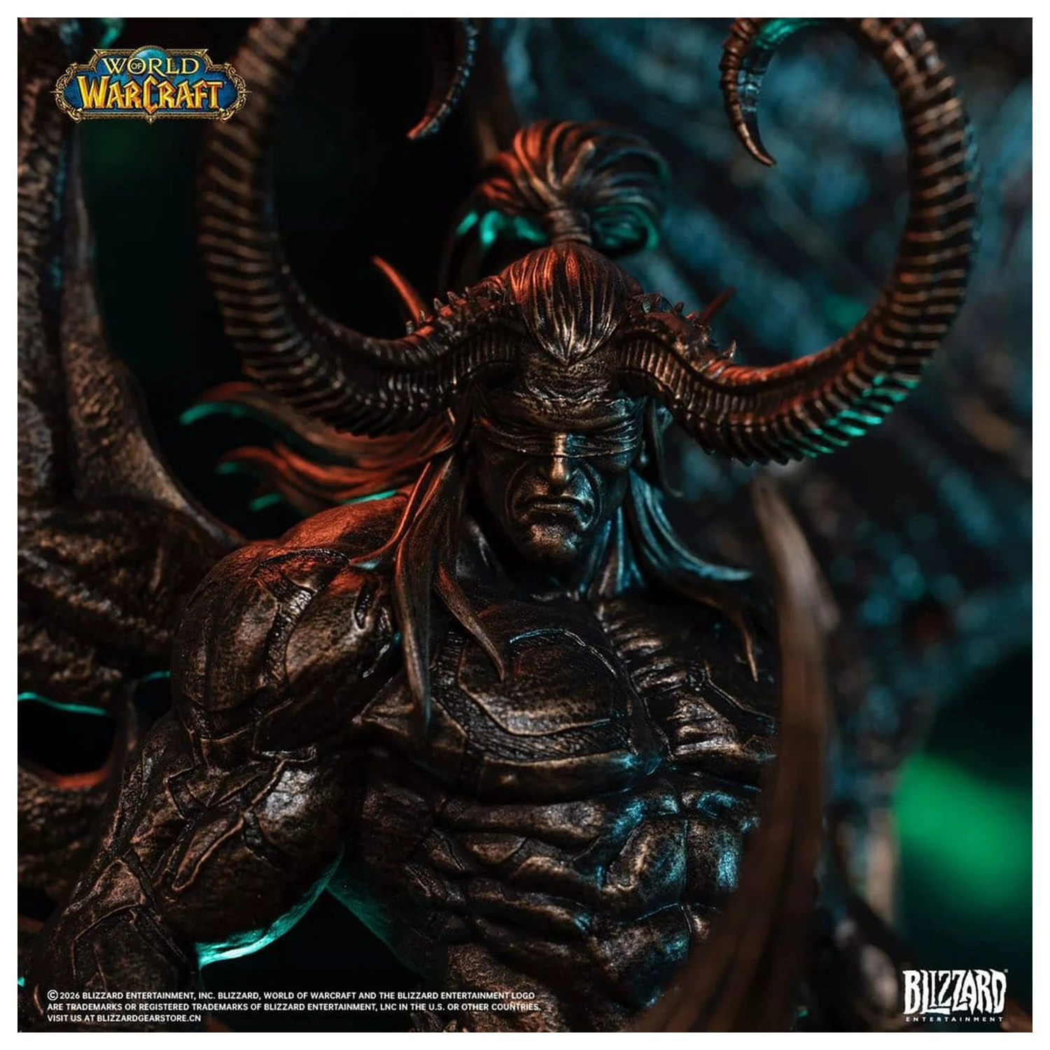 World of Warcraft 1/10 Měřítko Socha Illidan Stormrage (bronzová barva) 34 cm fotografii produktu