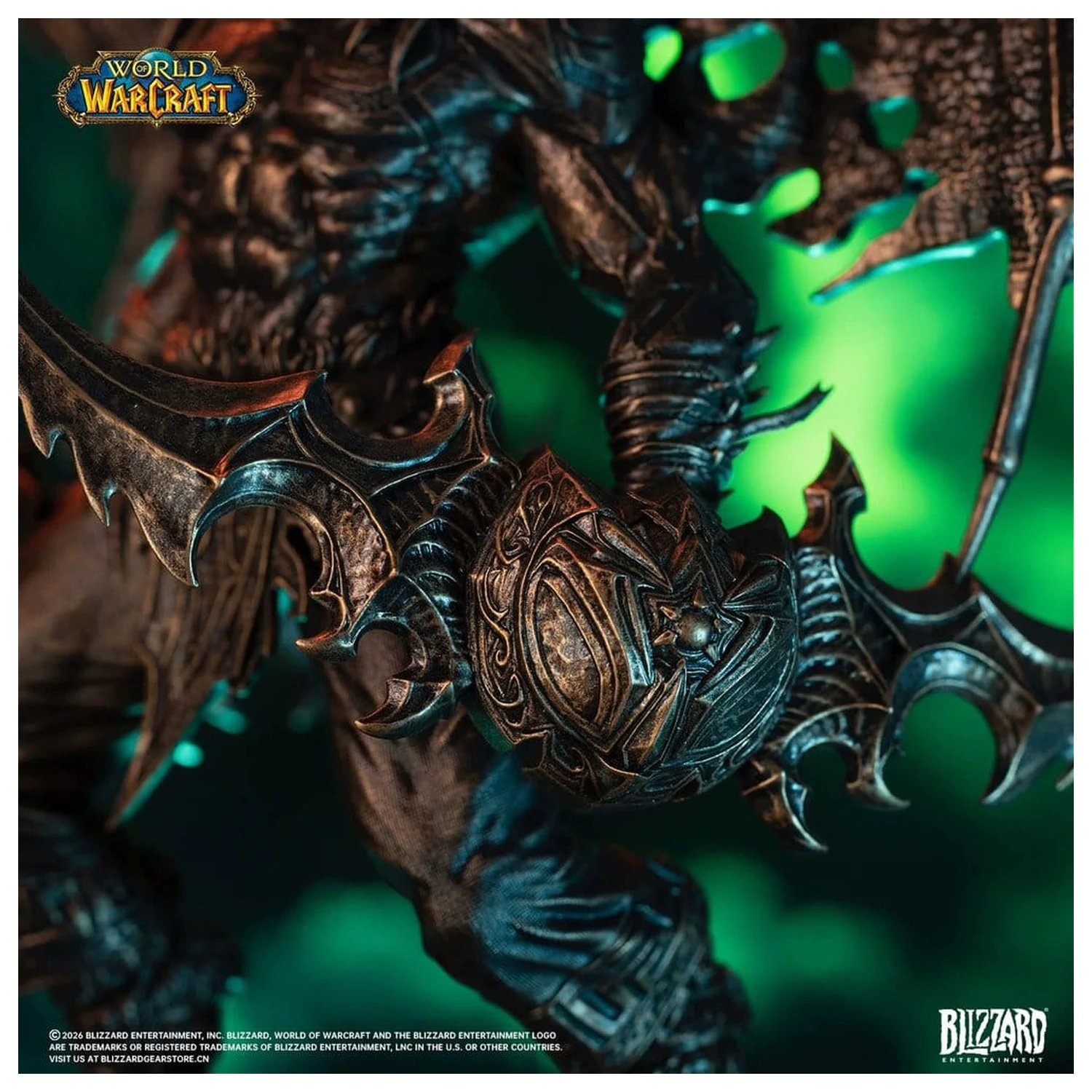 World of Warcraft 1/10 Měřítko Socha Illidan Stormrage (bronzová barva) 34 cm fotografii produktu