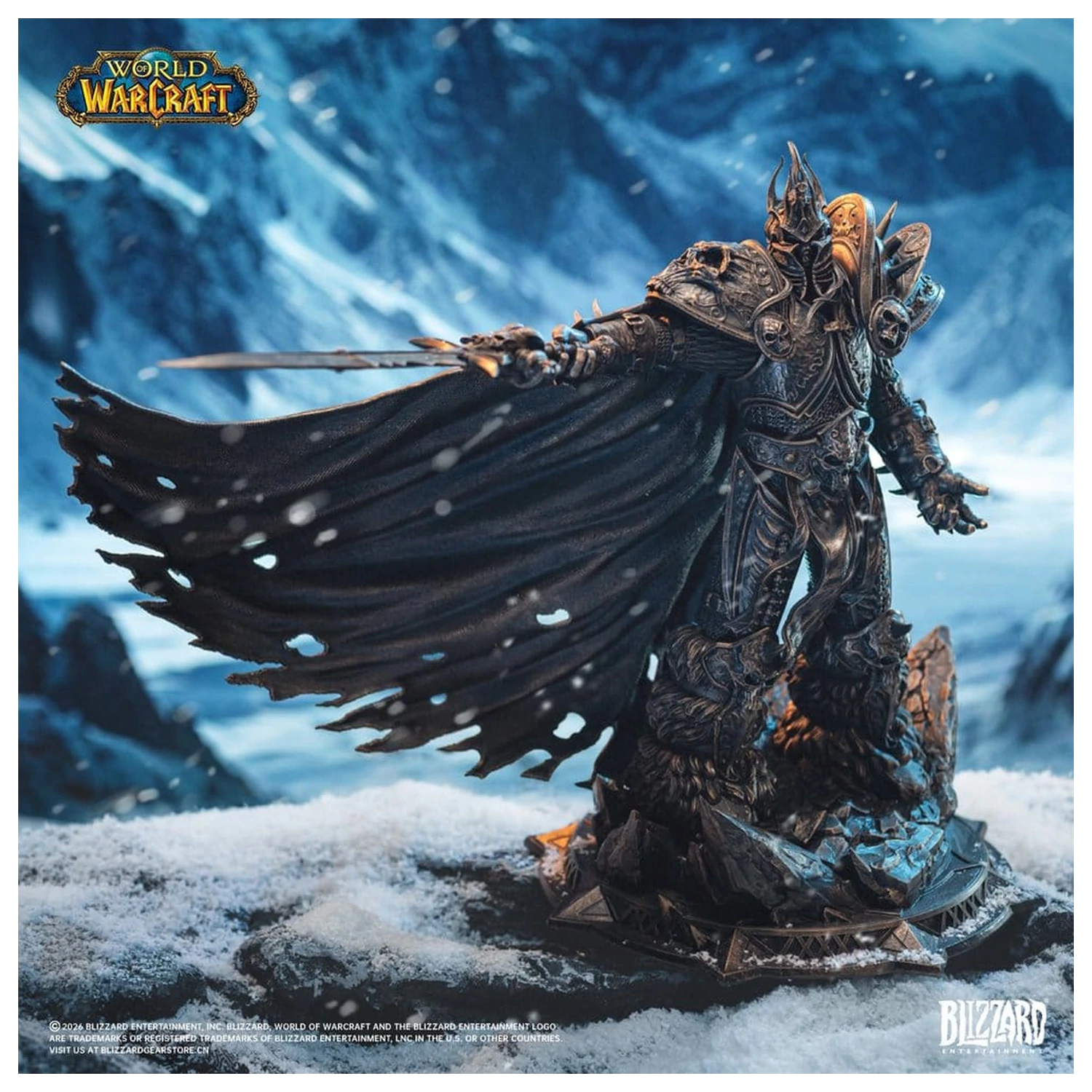 World of Warcraft Socha 1/10 The Lich King (Bronzová Edice) 27 cm fotografii produktu
