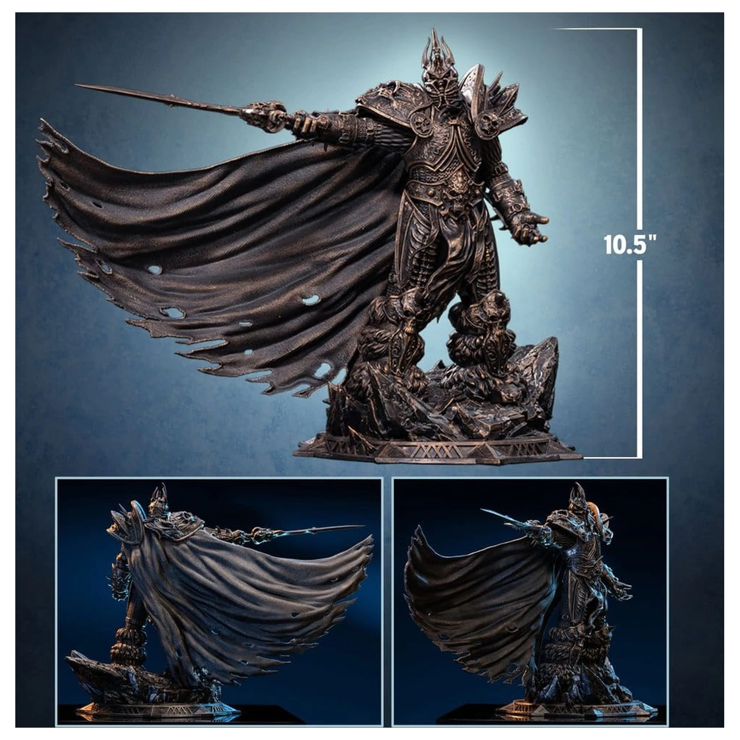 World of Warcraft Socha 1/10 The Lich King (Bronzová Edice) 27 cm fotografii produktu