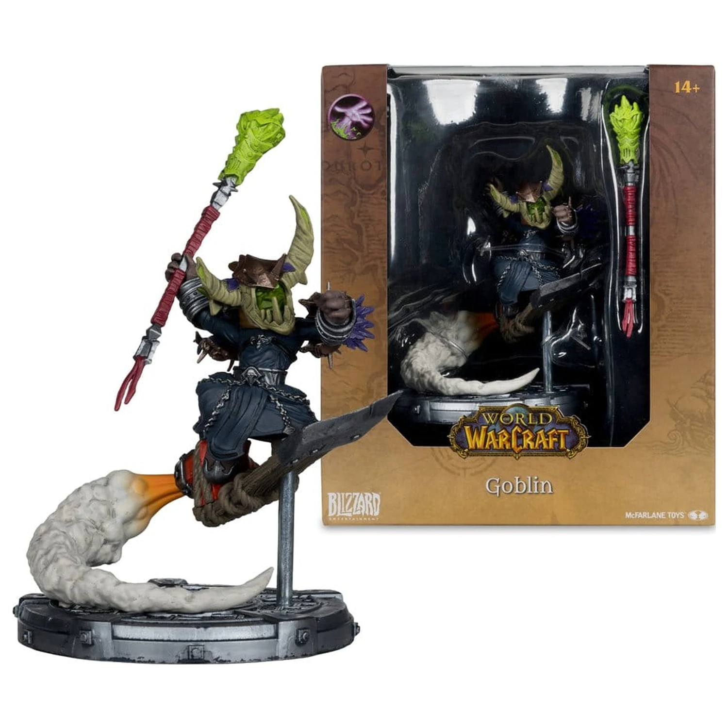 World of Warcraft 1/12 Měřítko Limitovaná Edice Pózy Figura Goblin 19 cm fotografii produktu