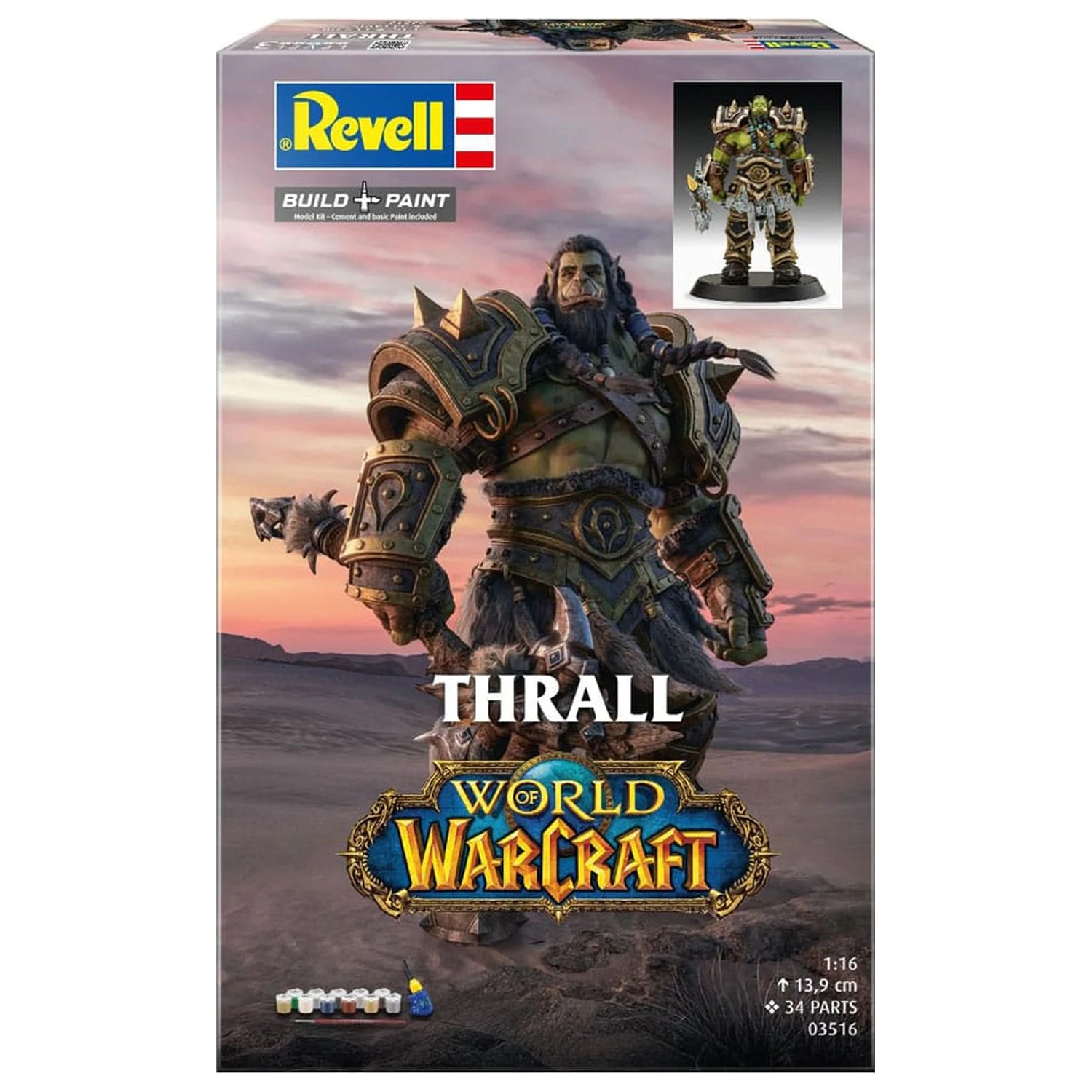 World of Warcraft Dárková sada modelů 1/16 The Orc Thrall 13 cm fotografii produktu
