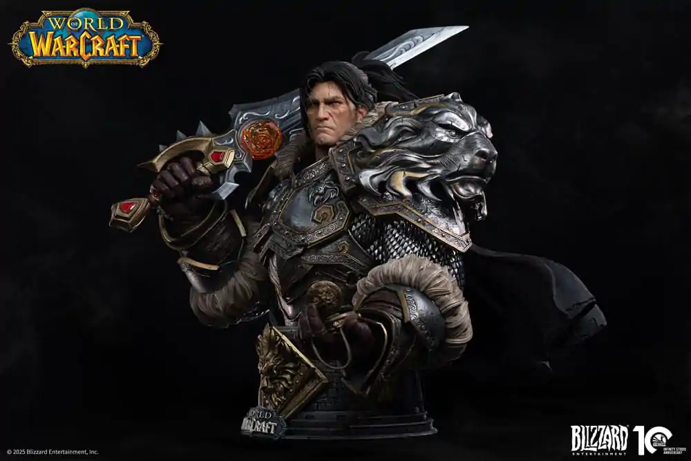 World of Warcraft busta 1/3 Varian Wrynn 46 cm fotografii produktu