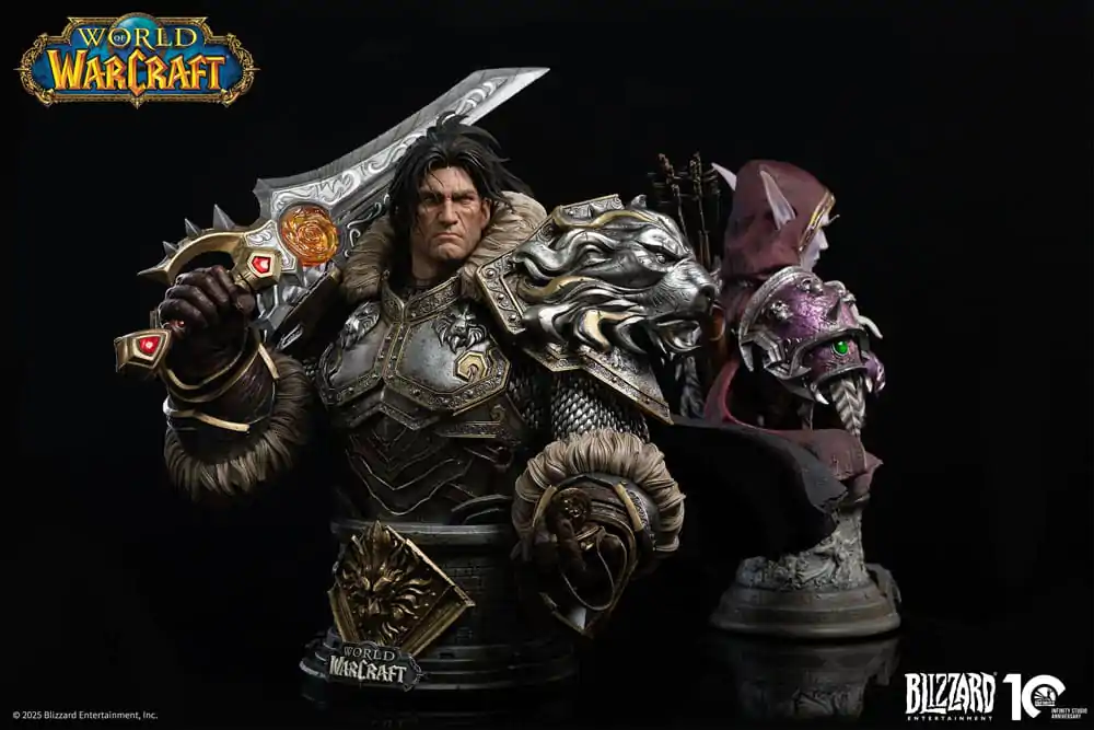 World of Warcraft busta 1/3 Varian Wrynn 46 cm fotografii produktu