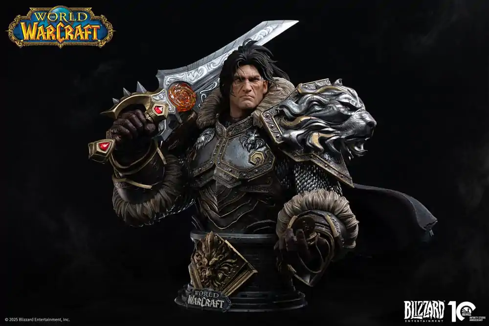 World of Warcraft busta 1/3 Varian Wrynn 46 cm fotografii produktu