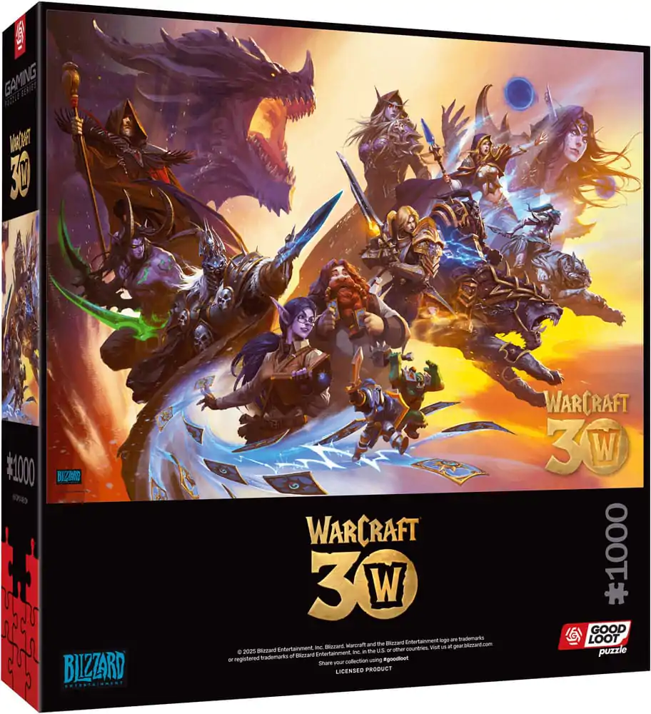 World of Warcraft Puzzle 30. výročí (1000 dílků) fotografii produktu